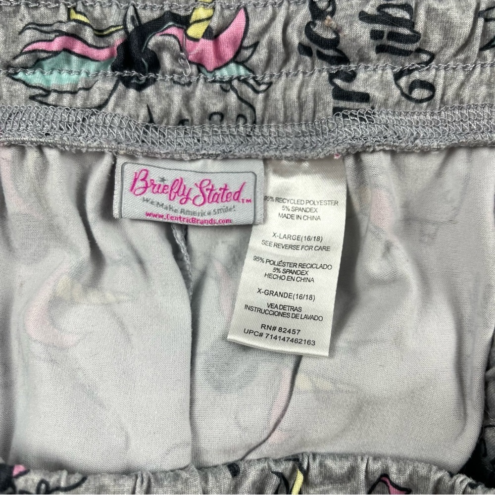 Briefly Stated Unicorn Sleep Jogger XL - Picture 3 of 6